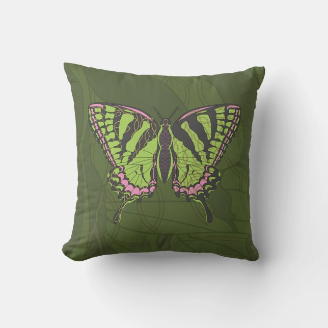 Celtic Swallowtail Pillow (Front)