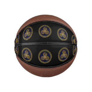 CELTIC SWIRLS CIRCLE MINI BASKETBALL