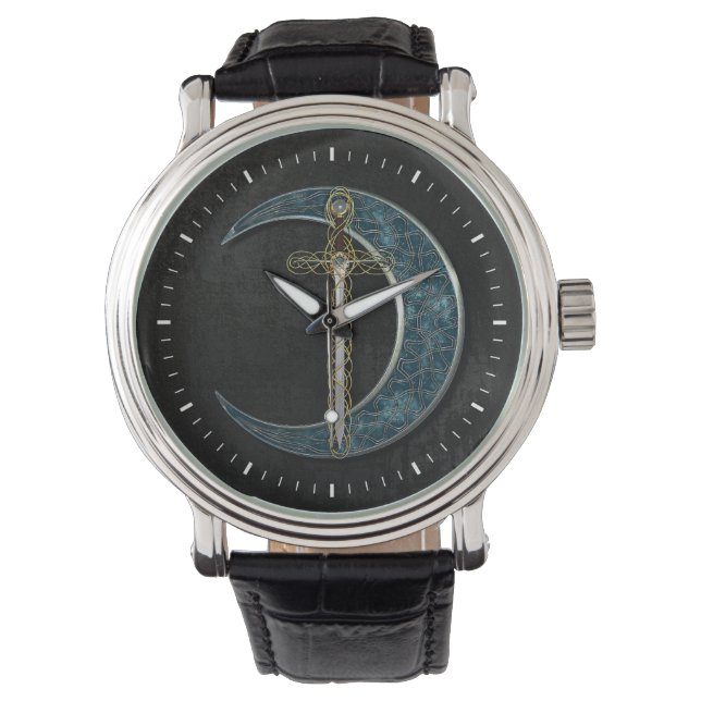 Celtic Sword and Moon Watch (Front)