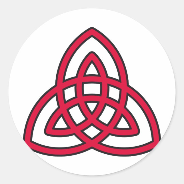 celtic symbol classic round sticker (Front)