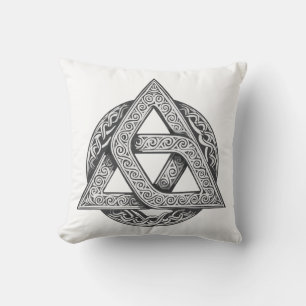Celtic symbol, trinity knot cushion
