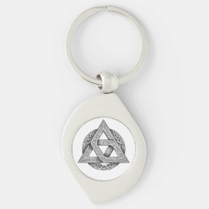 Celtic symbol, trinity knot key ring