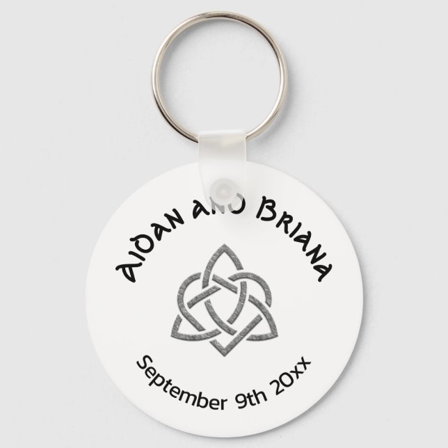 Celtic symbols key ring (Front)