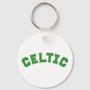 Celtic Text Key Ring
