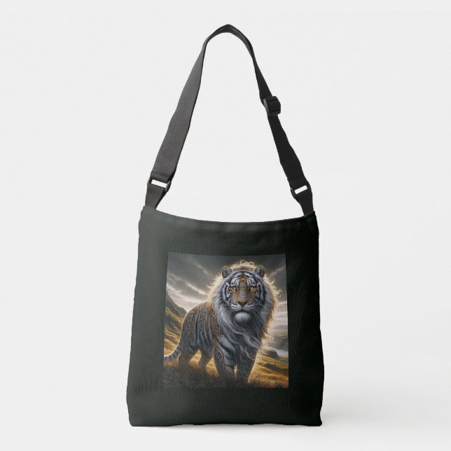 Celtic Tiger Crossbody Bag (Front)
