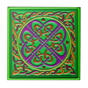 Celtic tile green