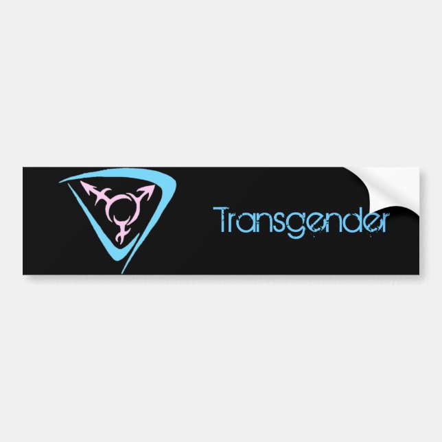 celtic trans, Transgender Bumper Sticker (Front)