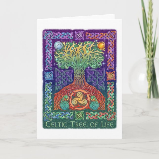 Celtic Tree of LIfe Card (Front)