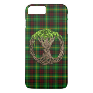 Celtic Tree Of Life Clan Martin Tartan iPhone 8 Plus/7 Plus Case