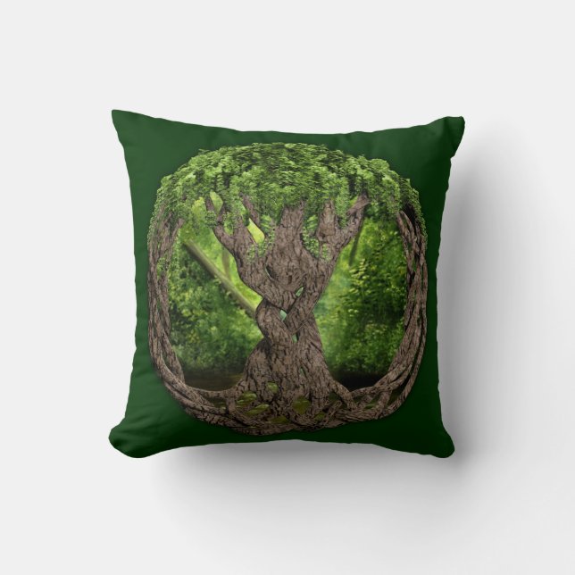 Celtic Tree Of Life Cushion (Front)