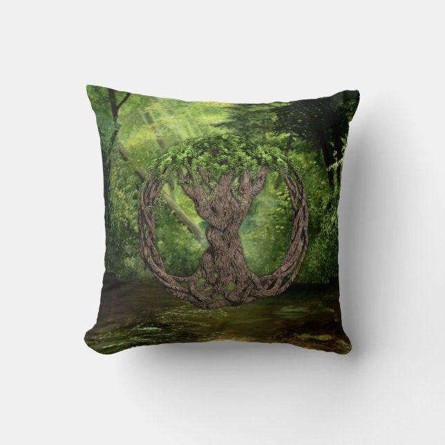Celtic Tree Of Life Cushion (Front)