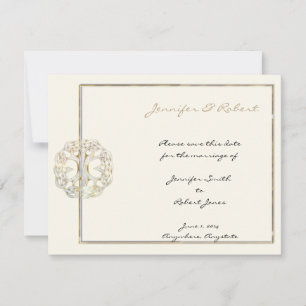 Celtic Tree of Life Gold Save the Date