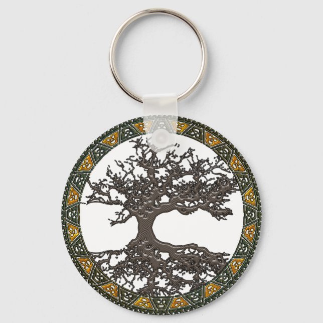 Celtic Tree of Life Key Ring (Front)
