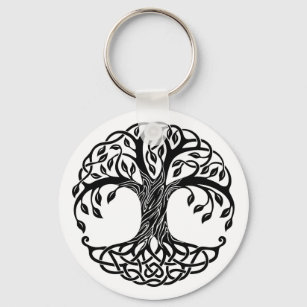Celtic tree of life key ring
