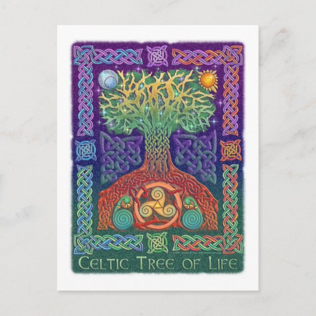 Celtic Tree of LIfe Postcard (Front)
