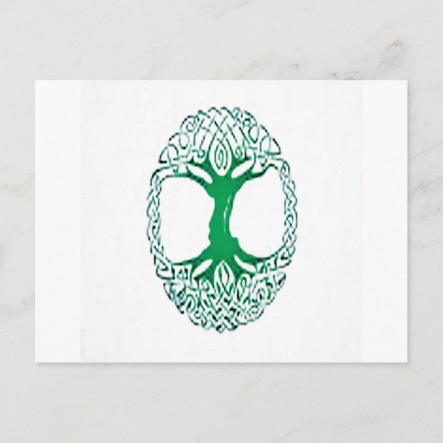 celtic tree of life postcard (Front)