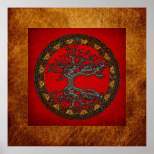 Celtic Tree of Life Poster
