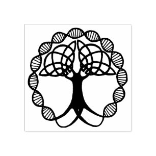 Celtic tree of life Rubber stamp