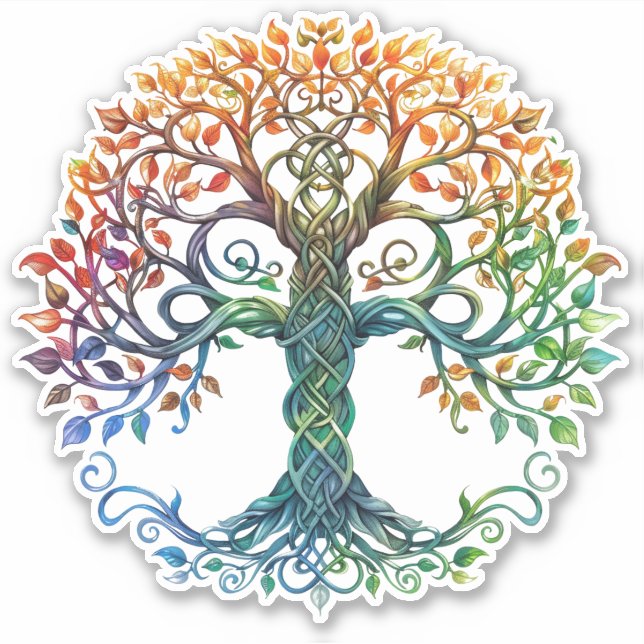 Celtic Tree of Life Sticker (Front)