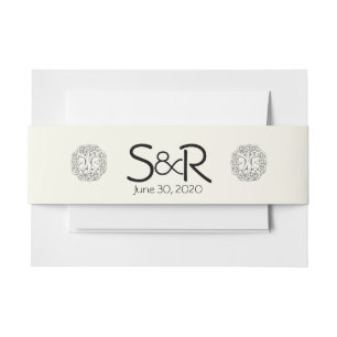 Celtic Tree of Life Wedding Belly Band Invitation Belly Band