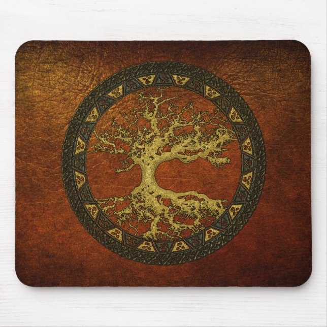 Celtic Tree of Life [Yggdrasil][Ancient] Mouse Pad (Front)