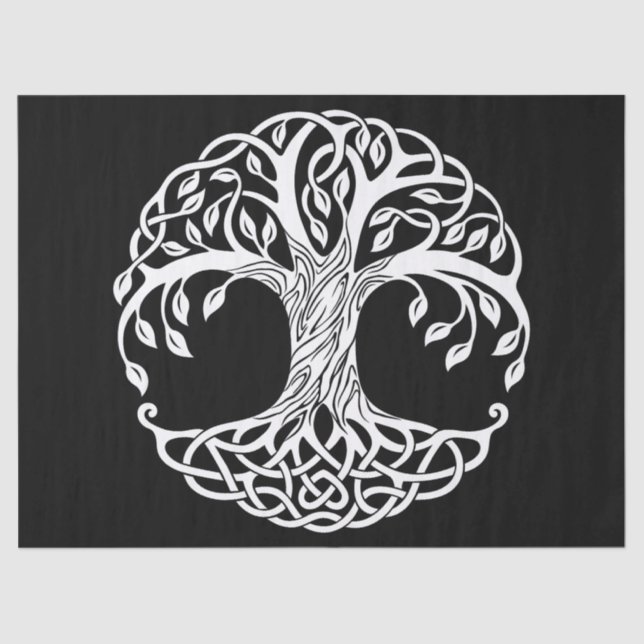 celtic tree tissue paper (Front)