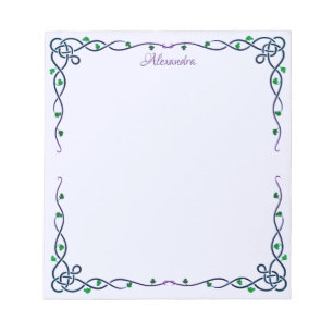 Celtic Trellis Notepad