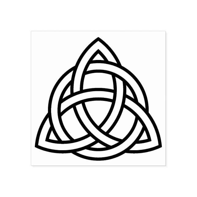 Celtic triangle knot  Rubber stamp (Imprint)