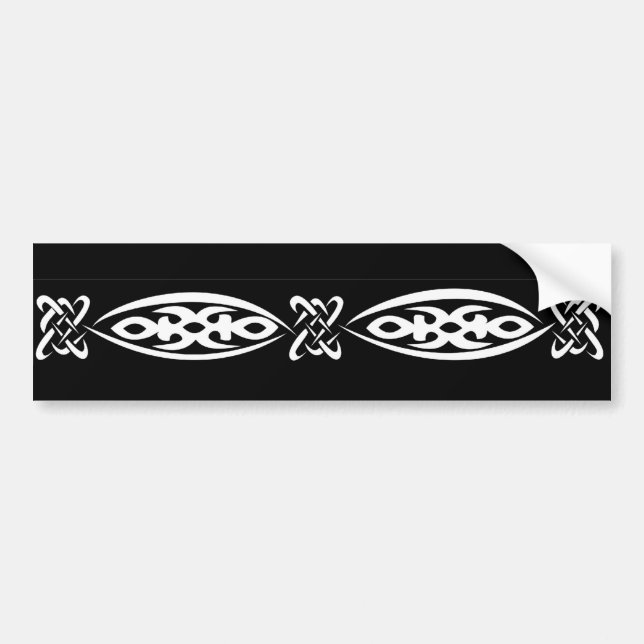 Celtic/Tribal Boards Bumper Sticker (Front)