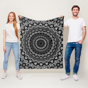 Celtic Tribal Mandala Fleece Blanket