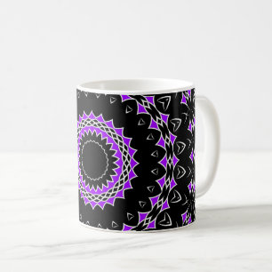 Celtic Tribal Mandala ( Purple ) Coffee Mug