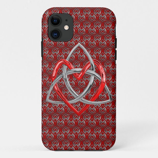 Celtic Trinity Heart Case-Mate iPhone Case (Back)