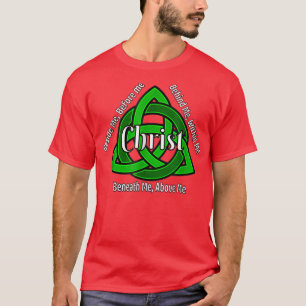Celtic Trinity Kno St Patricks Prayer Christian  T-Shirt