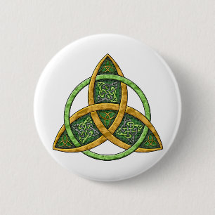 Celtic Trinity Knot 6 Cm Round Badge
