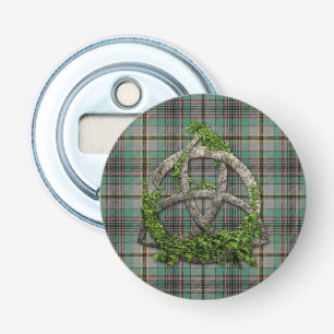 Celtic Trinity Knot And Clan Craig Tartan Bottle Opener