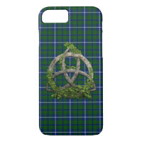 Celtic Trinity Knot And Clan Douglas Tartan