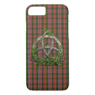 Celtic Trinity Knot And Clan MacPherson Tartan iPhone 8/7 Case