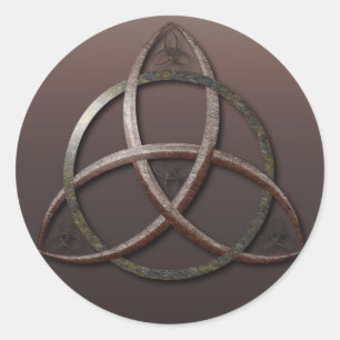 Celtic Trinity Knot Classic Round Sticker