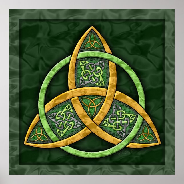 Celtic Trinity Knot Fine Art Poster (Front)