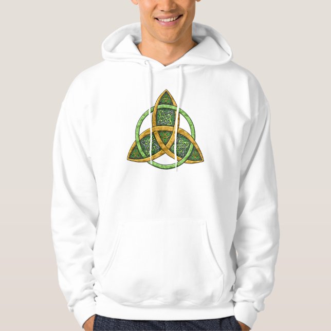 Celtic Trinity Knot Hooded Sweatshirt (Front)