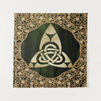 Celtic Trinity Knot on Forest Shadows