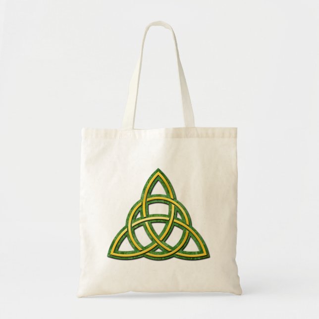 Celtic Trinity Knot or Triqueta Tote Bag (Front)