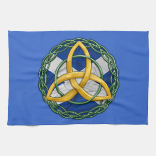 Celtic Trinity Knot Tea Towel