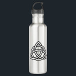 Celtic Trinity Knot Triquetra Symbol 710 Ml Water Bottle<br><div class="desc">Also known as the Triquetra,  the trinity knot is commonly associated with earth,  fire,  and air. It represents the mind,  body,  and soul.</div>
