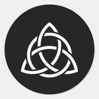 Celtic Trinity Knot Triquetra Symbol Classic Round Sticker