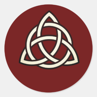 Celtic Trinity Knot Triquetra Symbol Classic Round Sticker