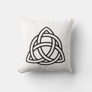 Celtic Trinity Knot Triquetra Symbol Cushion