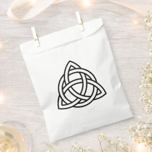 Celtic Trinity Knot Triquetra Symbol Favour Bag