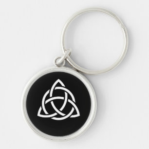 Celtic Trinity Knot Triquetra Symbol Key Ring