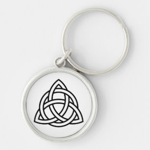 Celtic Trinity Knot Triquetra Symbol Key Ring